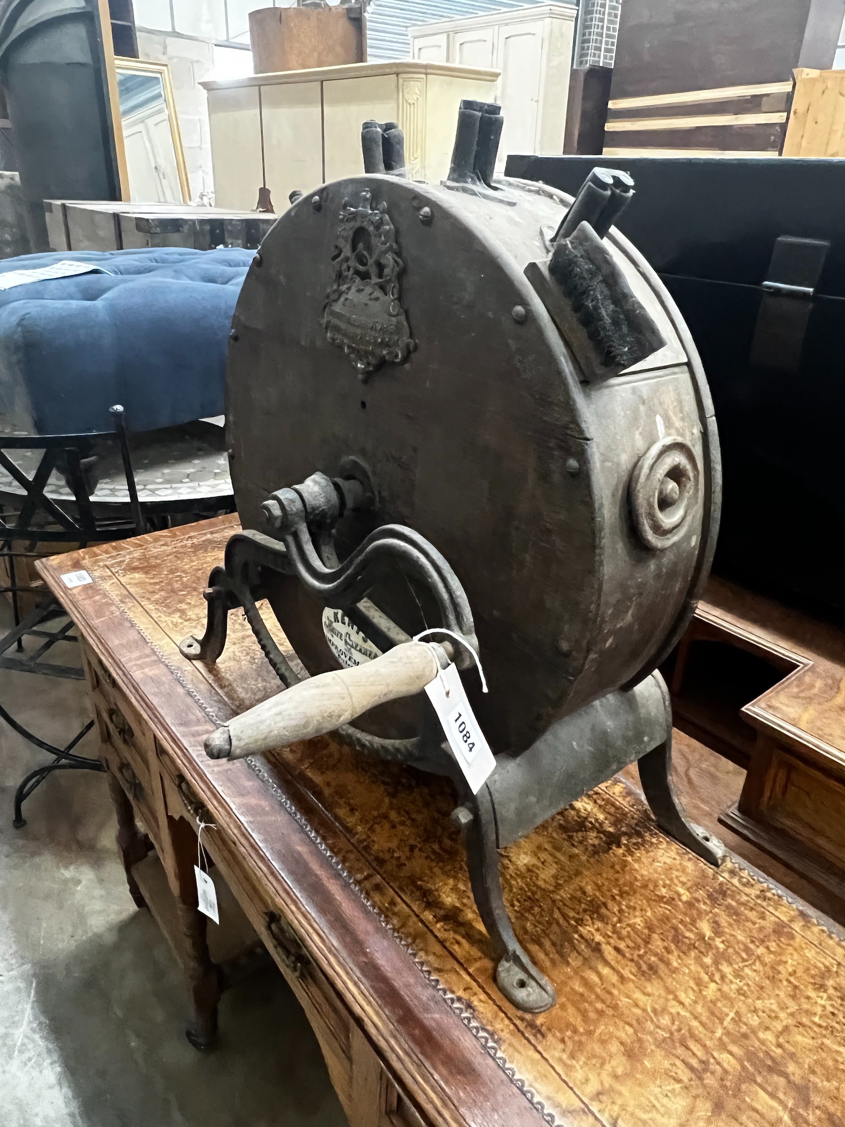 A Victorian Kents Patent knife cleaner, height 58cm